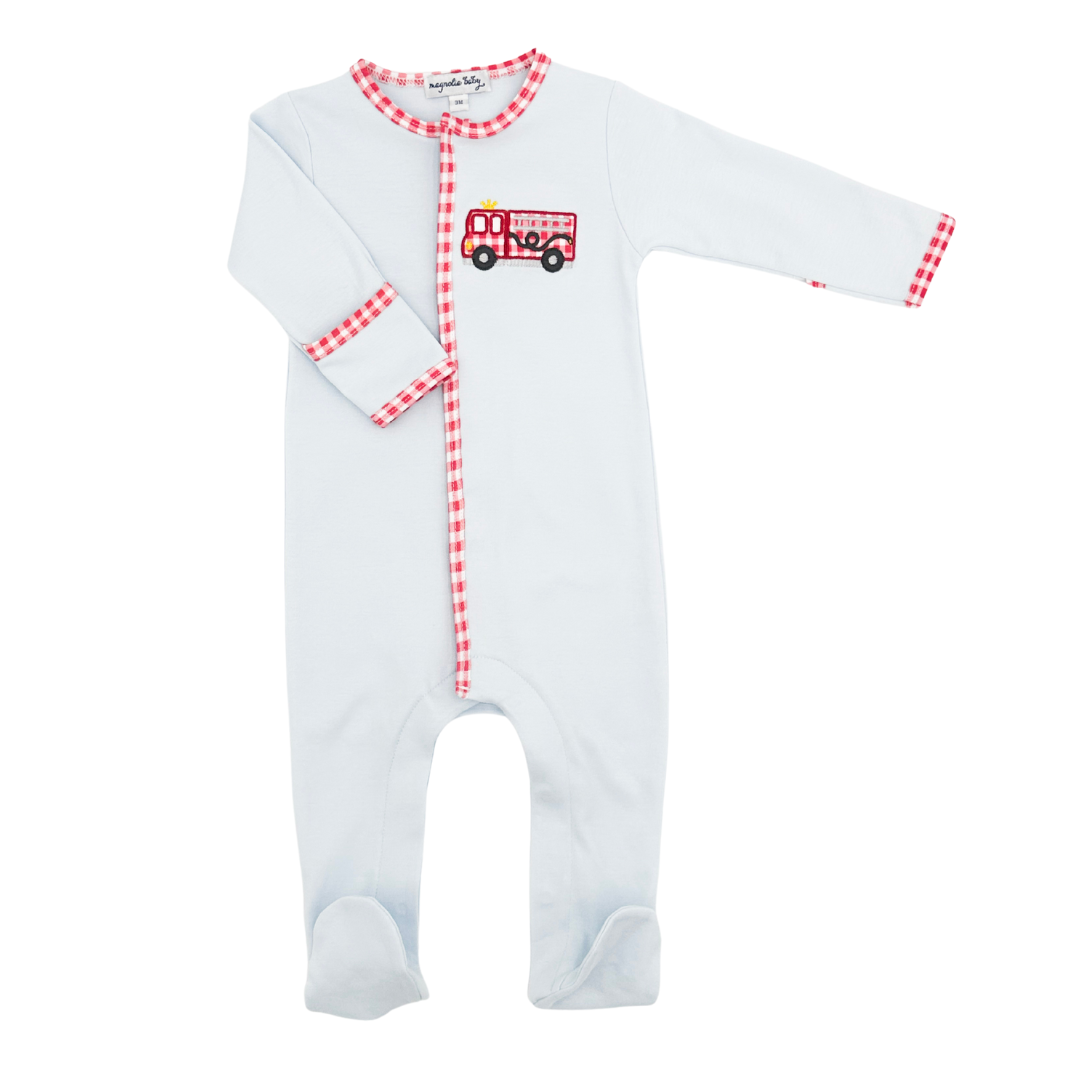Sound the Alarm Applique Footie