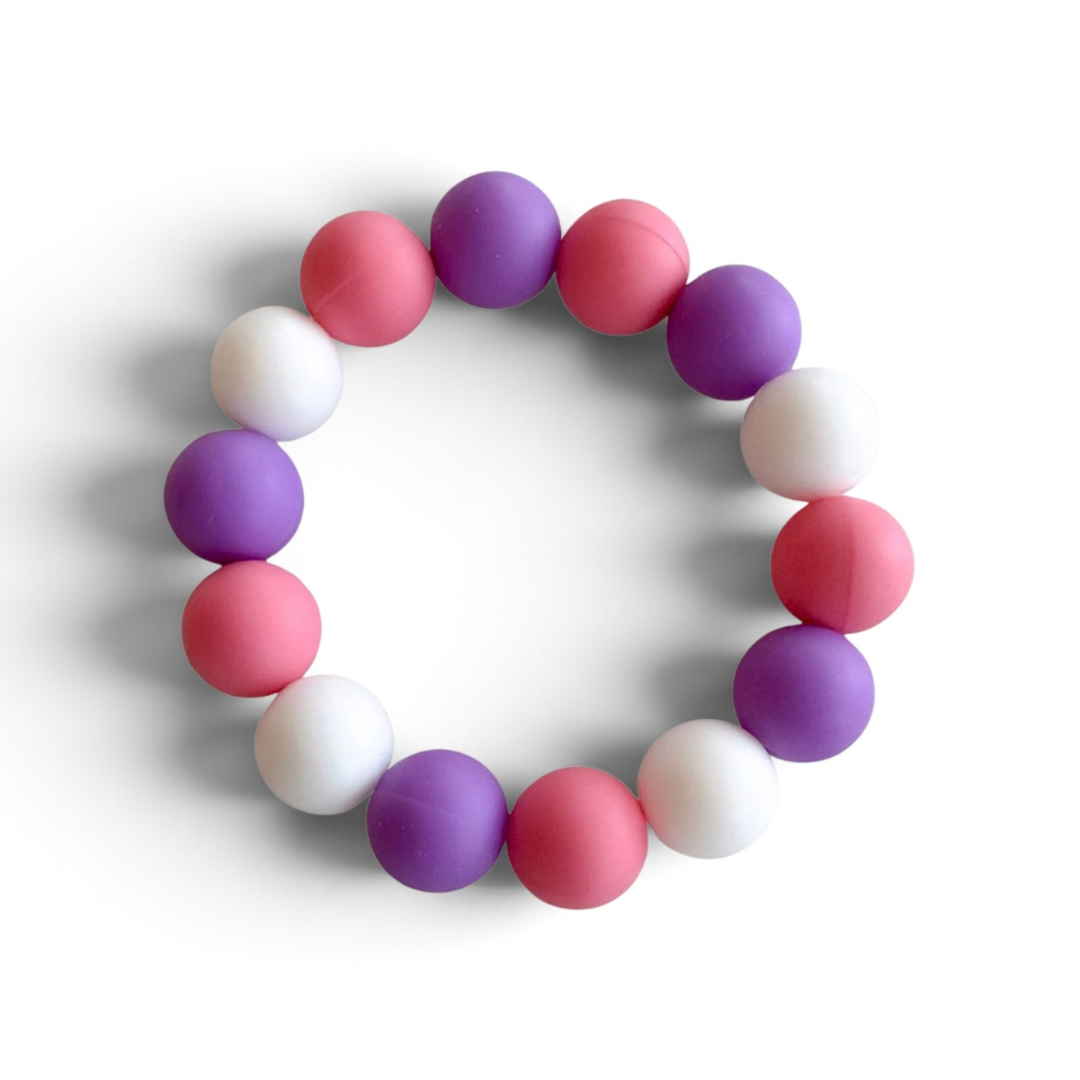 Beaded Bracelet - Pink and Purple