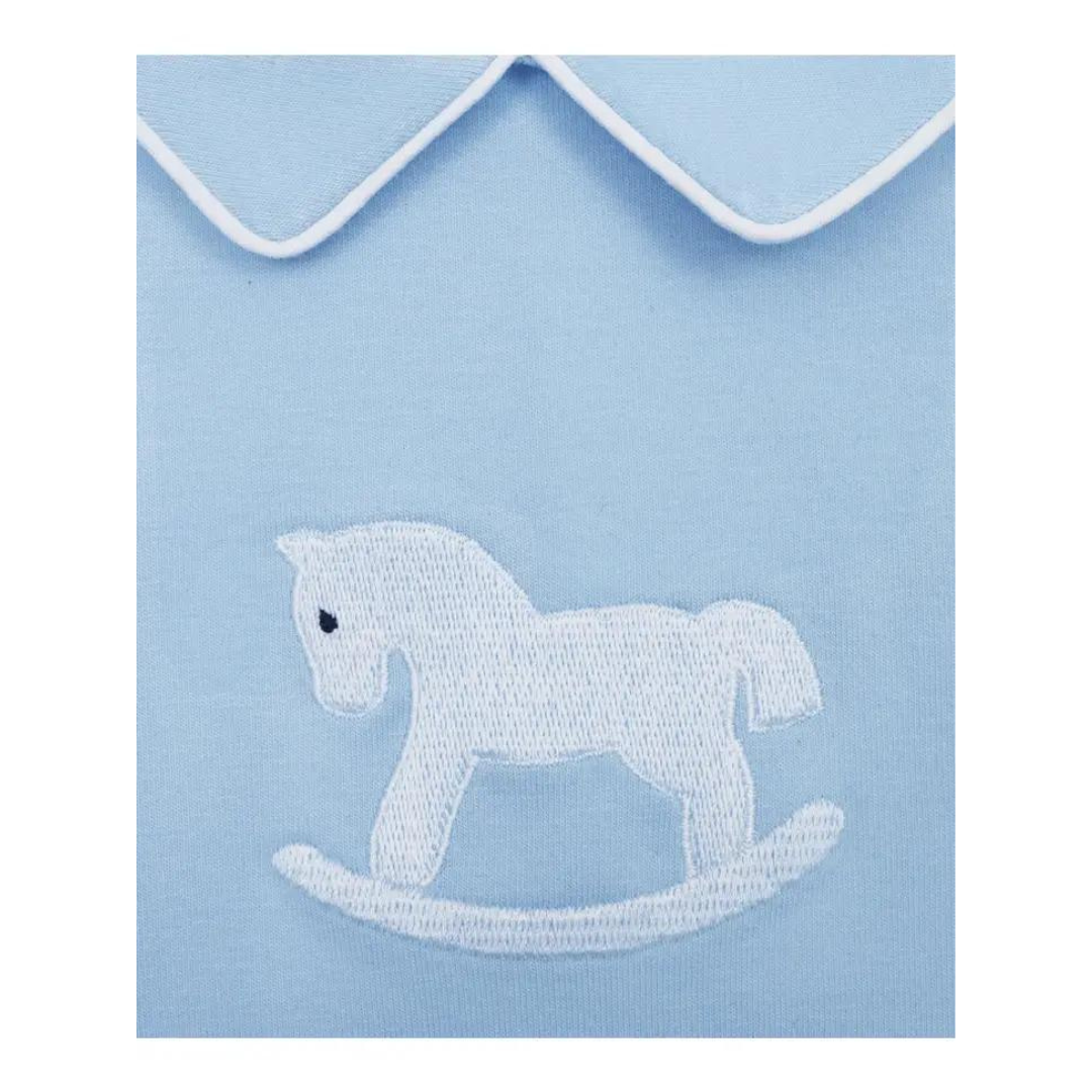 Pony Embroidered Footies Set