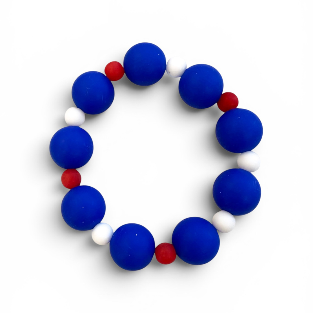 Beaded Bracelet - Patriotic Accents