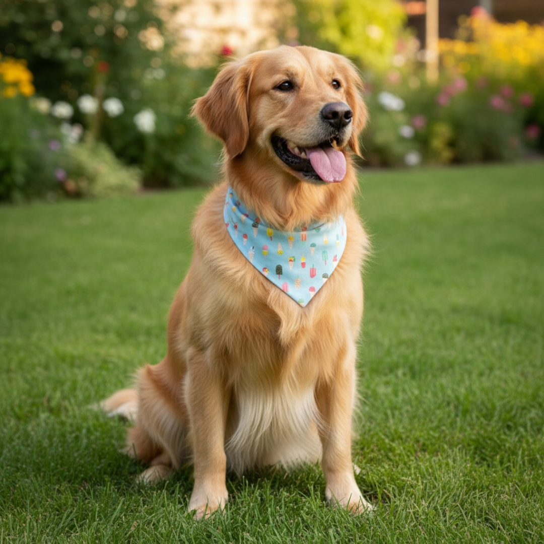 Ice Cream Social Dog Bandana