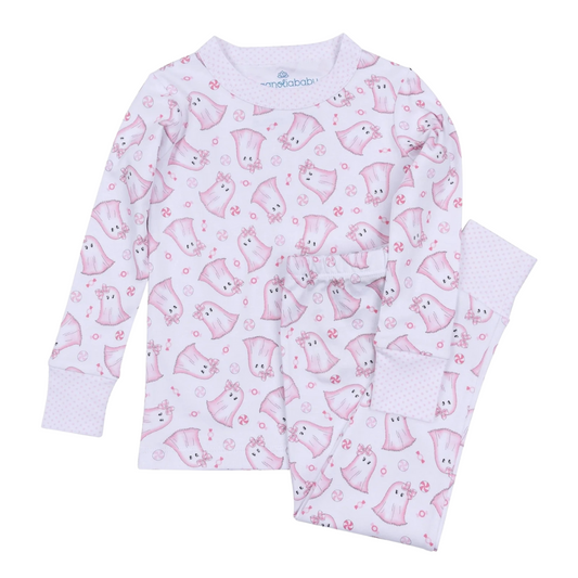 My Little Boo Long Pajamas in Pink