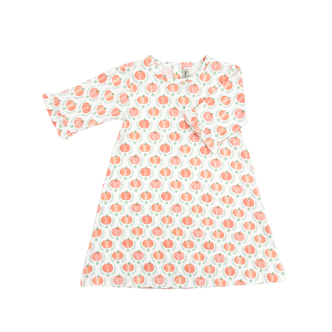Pumpkins Pima Cotton Knit A Line Dress