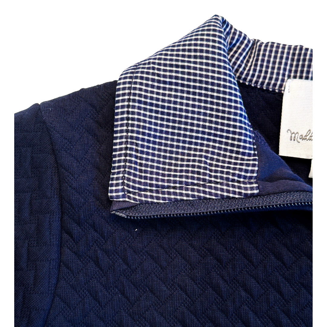 Hadley Quilted Half Zip Pullover