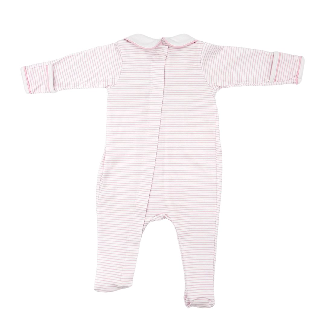 Hoppity Hop Classics Pink Smocked Footie