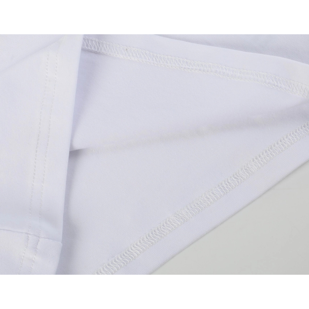 White Collared Lace Sleeve Shirt