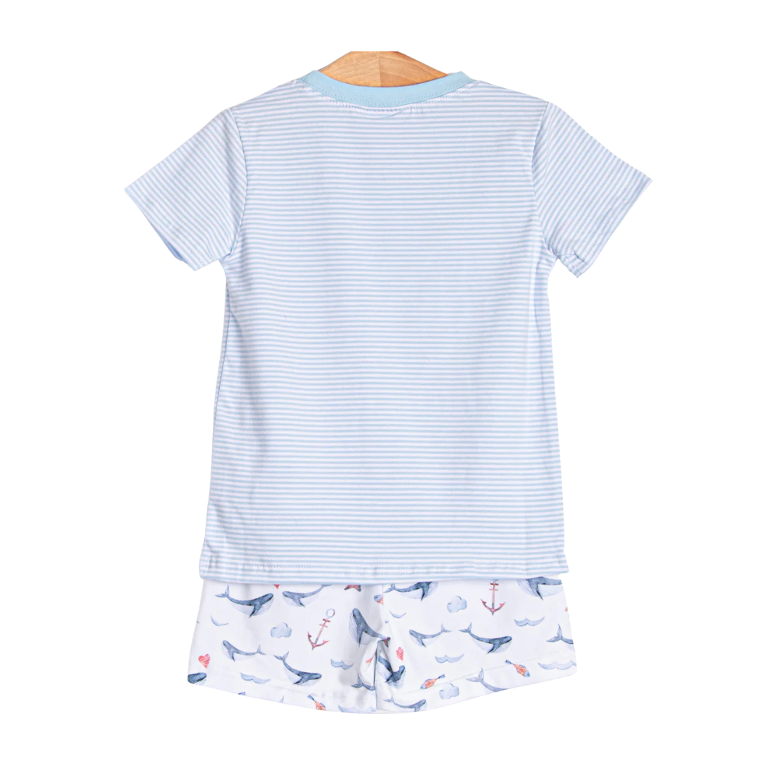 Ocean Blue Short Set