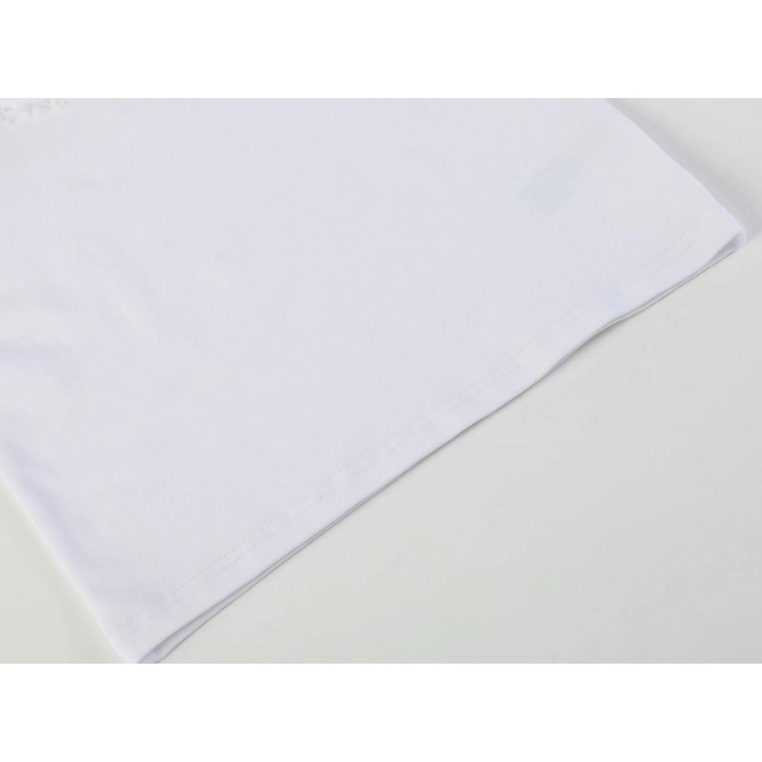 White Collared Lace Sleeve Shirt