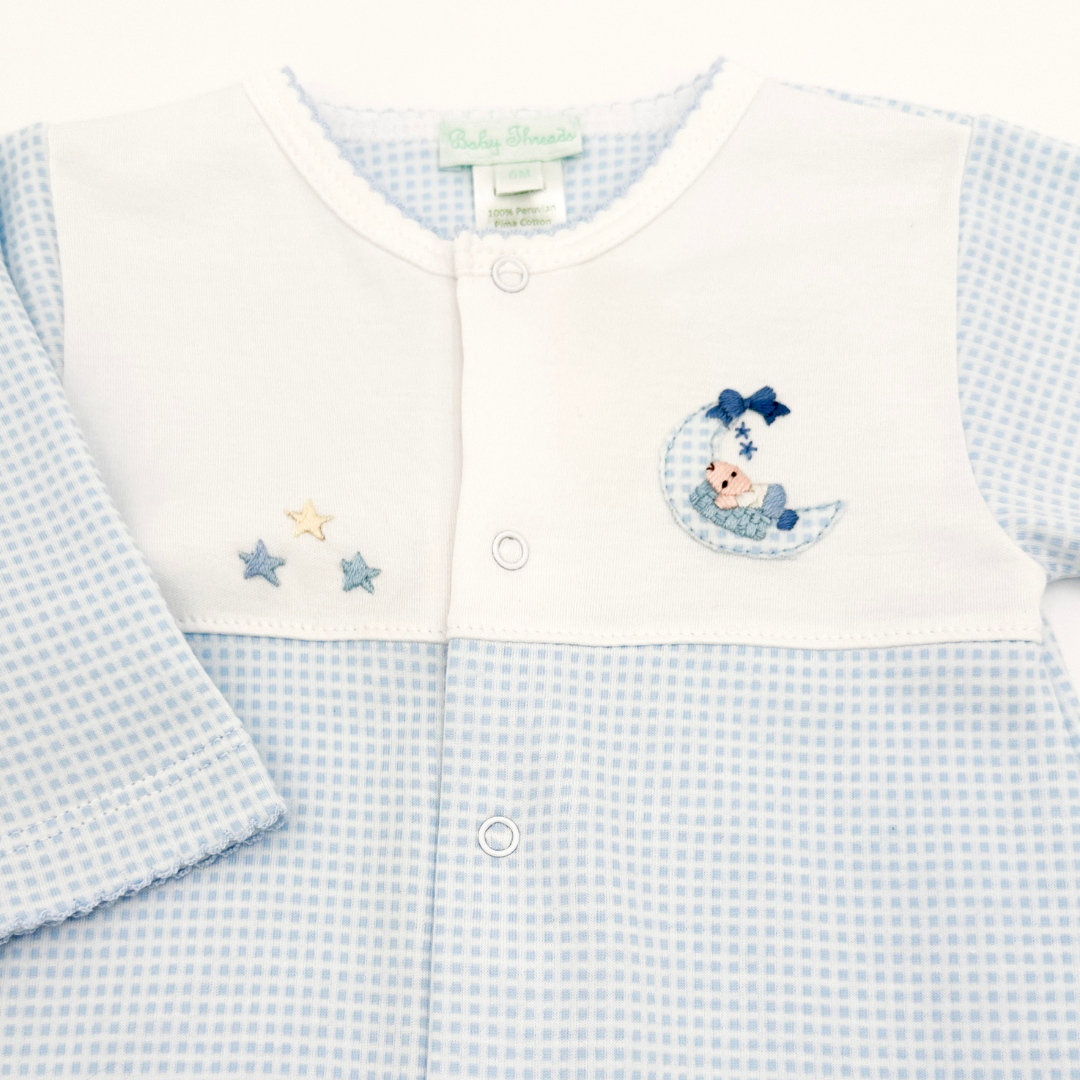 Over the Moon Pima Cotton Footie