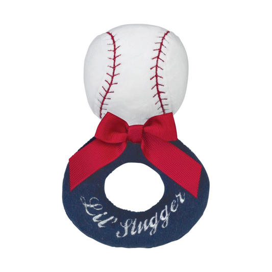 Lil' Slugger Baseball Ring Rattle