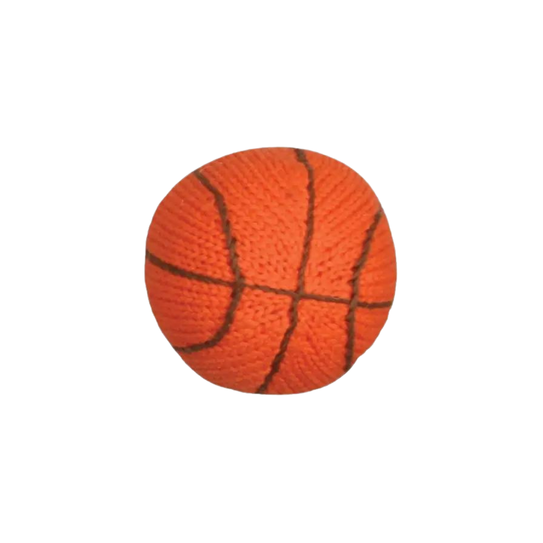 Bill the Basketball Knit Rattle