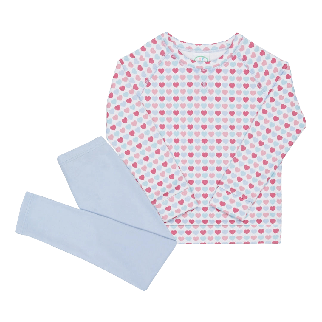 Heart Crewneck Sweater Set