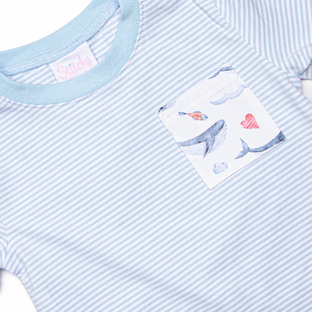 Ocean Blue Short Set