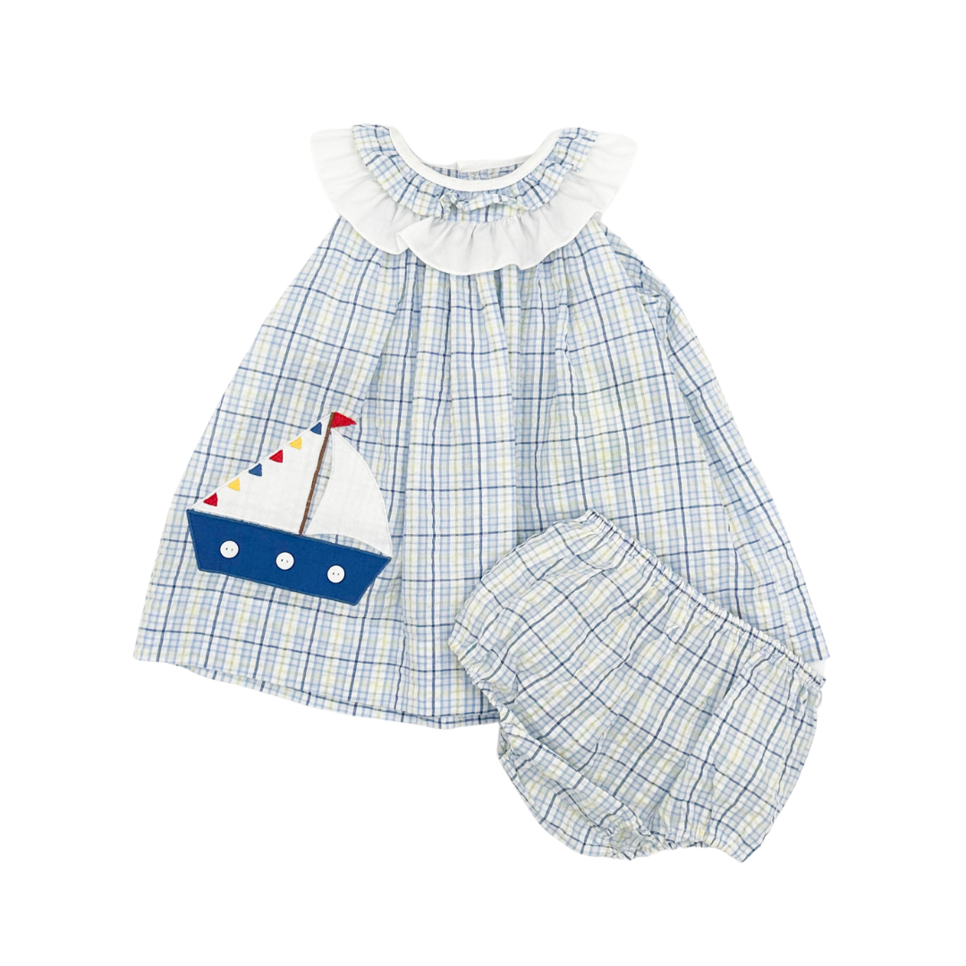 Sailboat Applique Dress