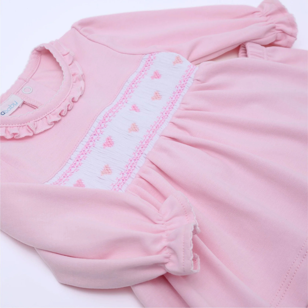 Valentine's Classics Smocked Two-Piece Pant Set