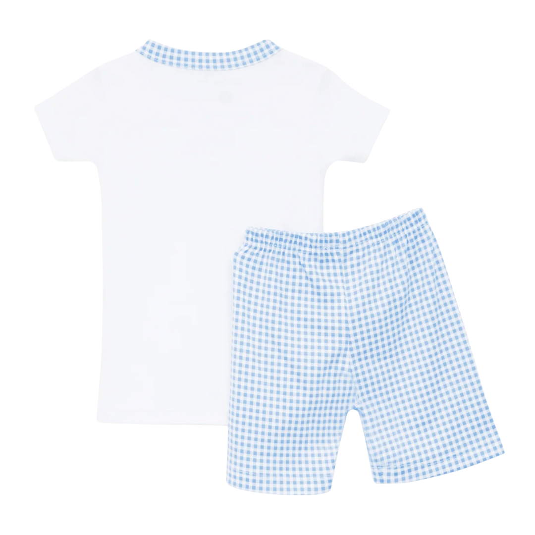 Gone Fishing Applique Short Pajamas