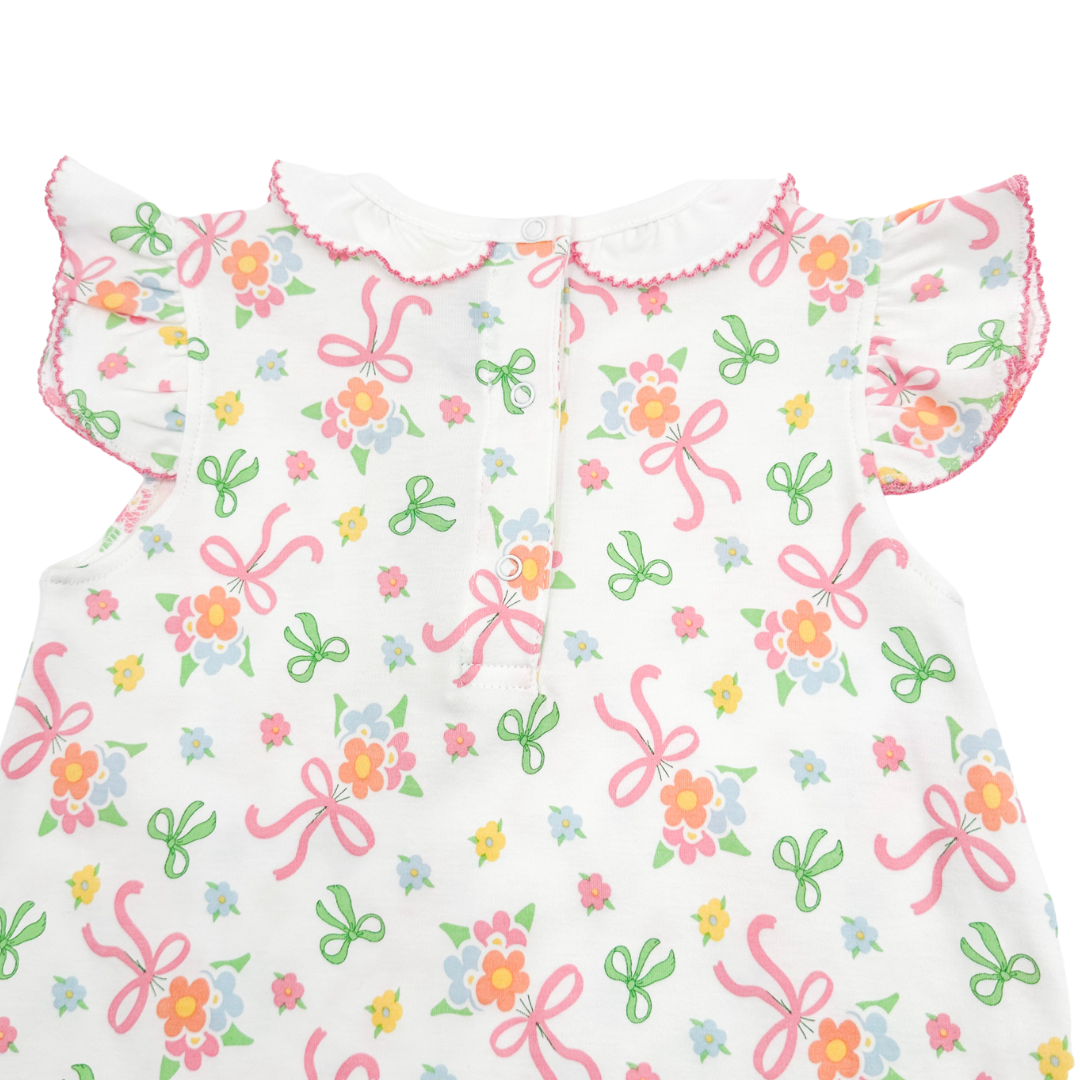 Bows & Flowers A-Line Dress