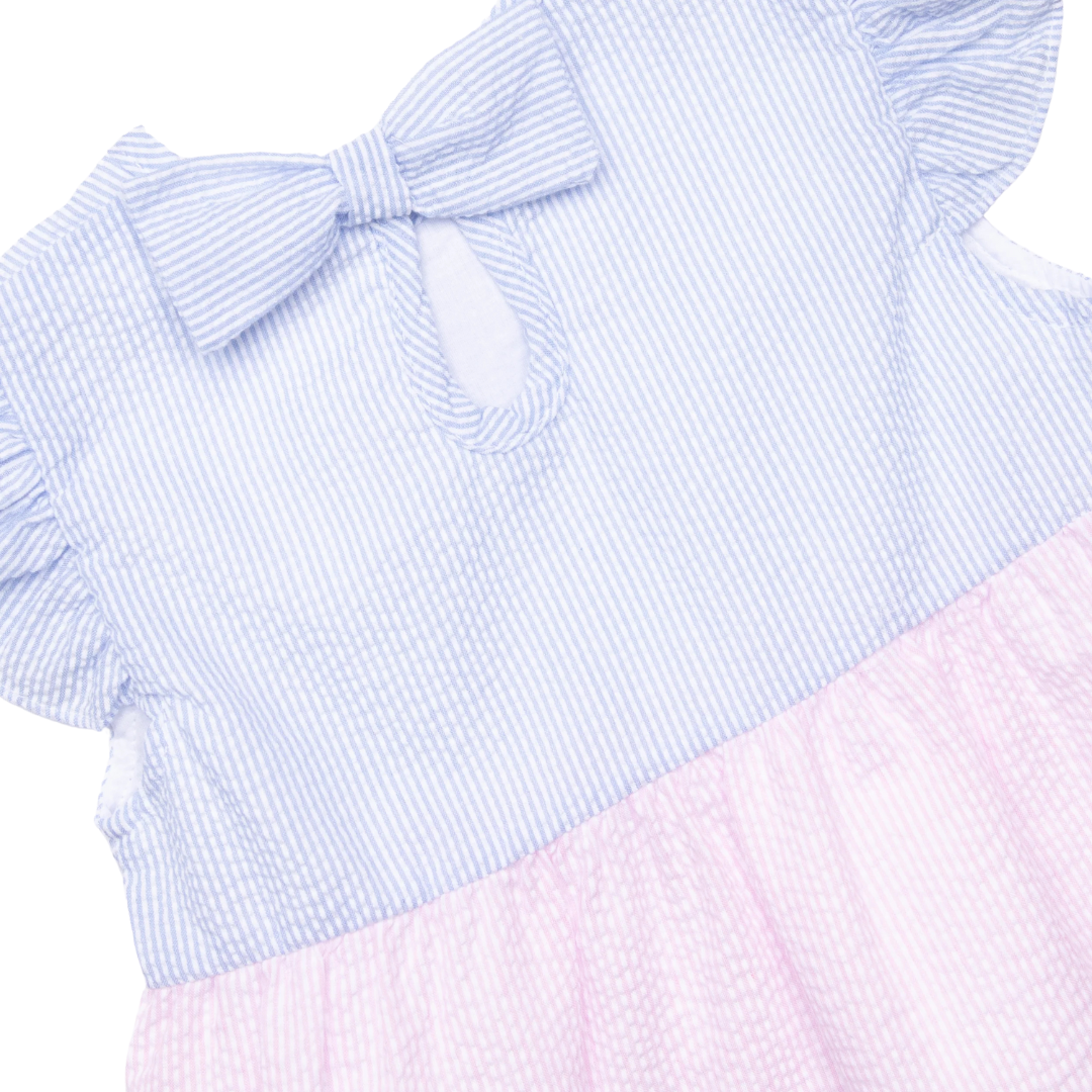 Cotton Candy Color Block Short Set