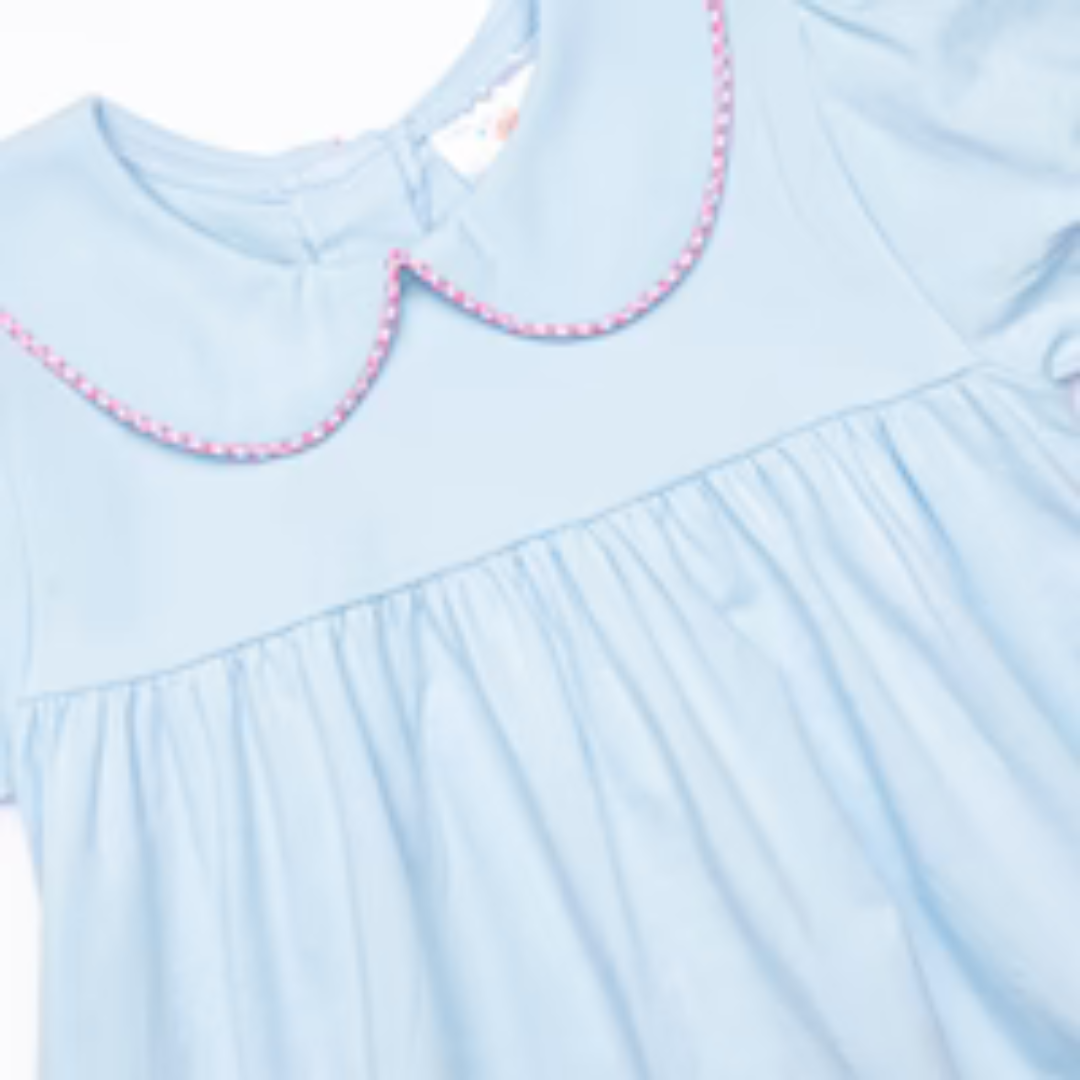 Blue Sky Breeze Applique Dress
