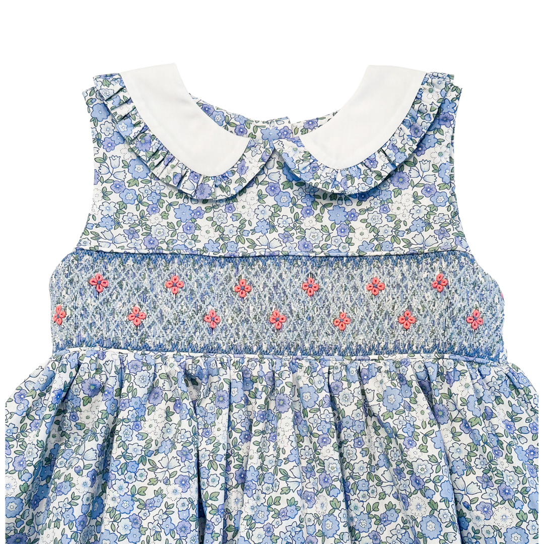 Raleigh Rose Buds Smocked Dress