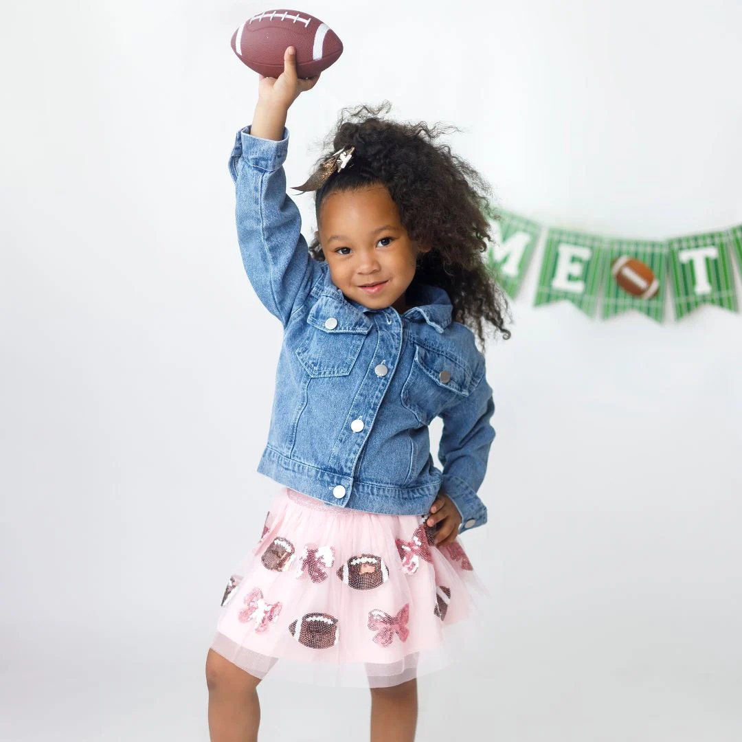 Coquette Football Sequin Tutu