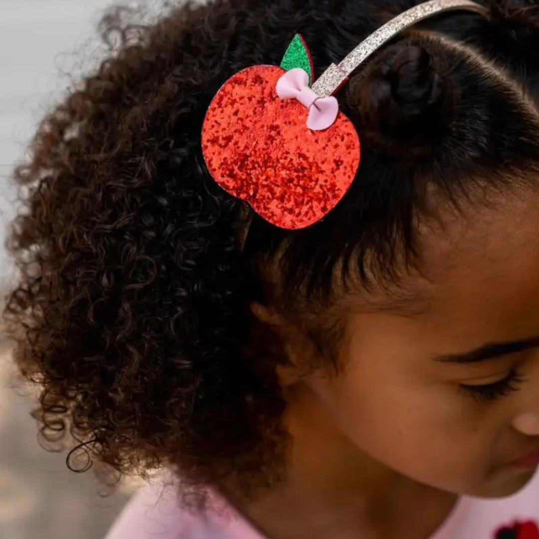 Glitter Apple Headband