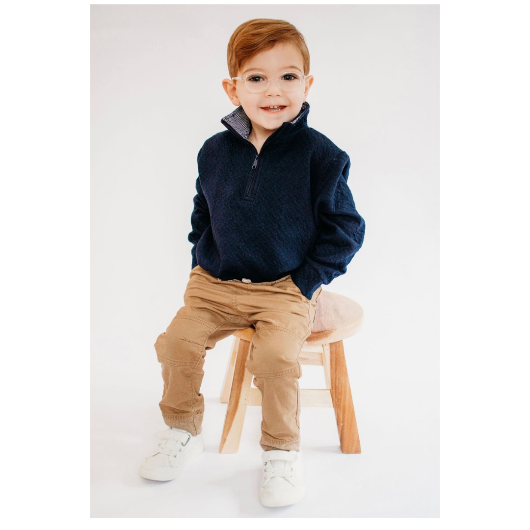Hadley Quilted Half Zip Pullover