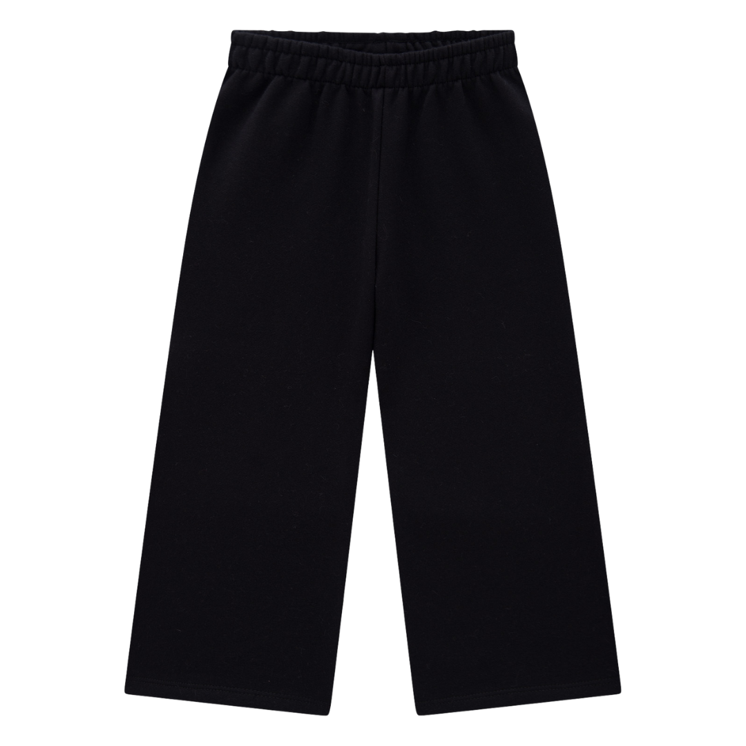 Black and Cream Blossom Pant Set
