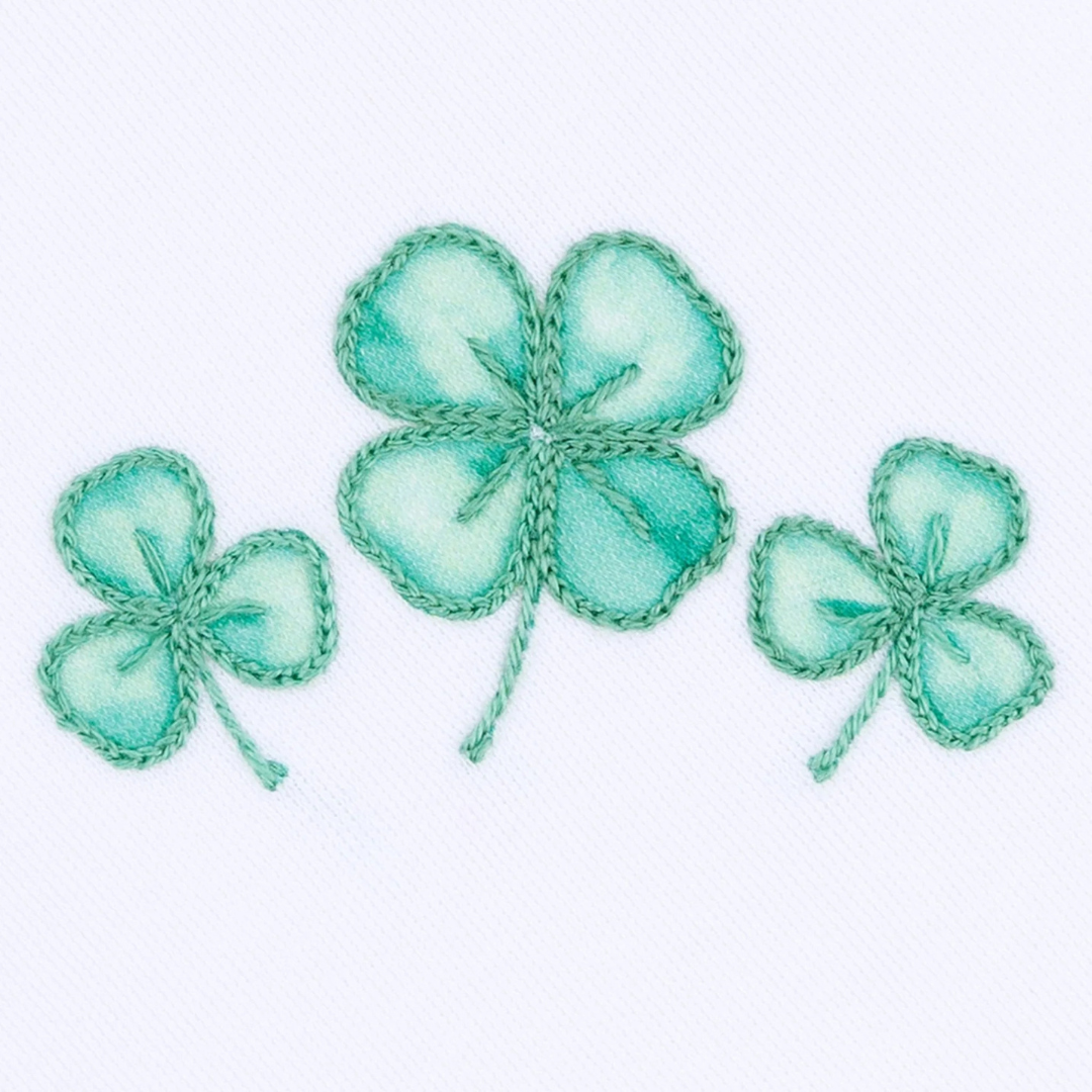 Lucky Little Ones Embroidered Bib