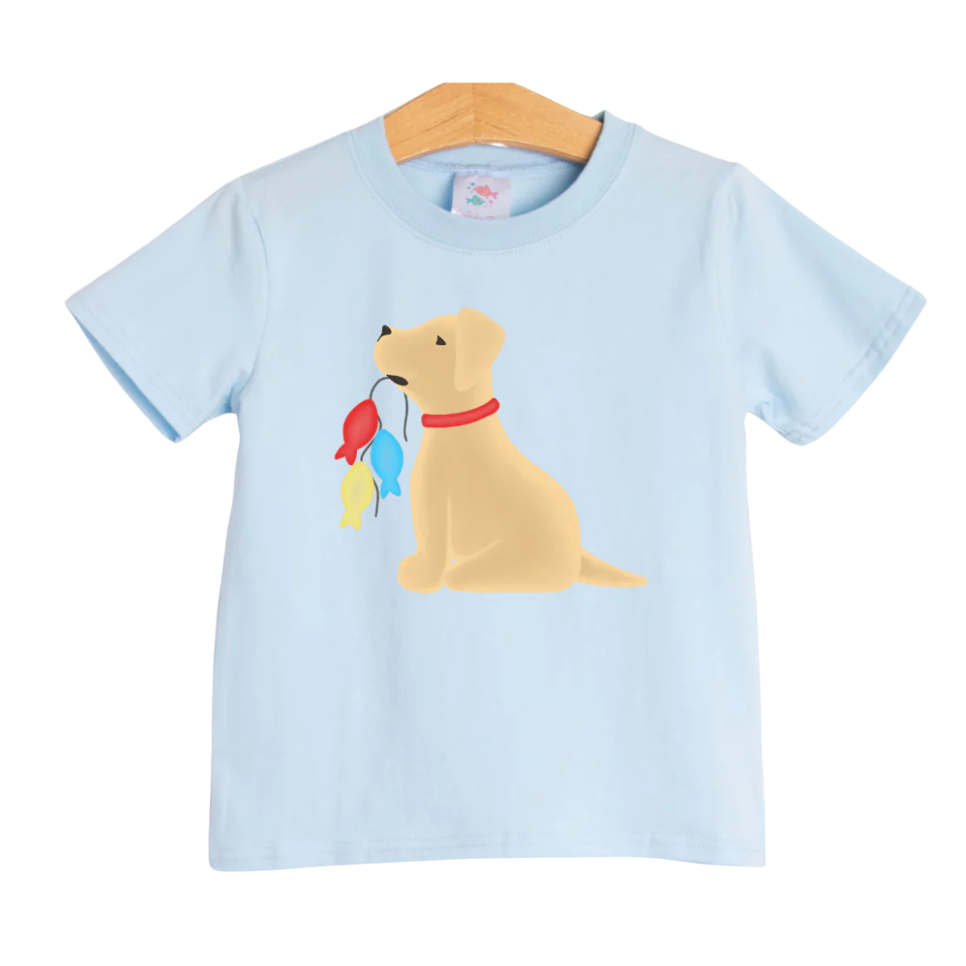 Fishing Friends Tee, Light Blue