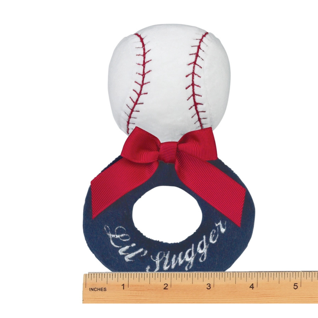 Lil' Slugger Baseball Ring Rattle