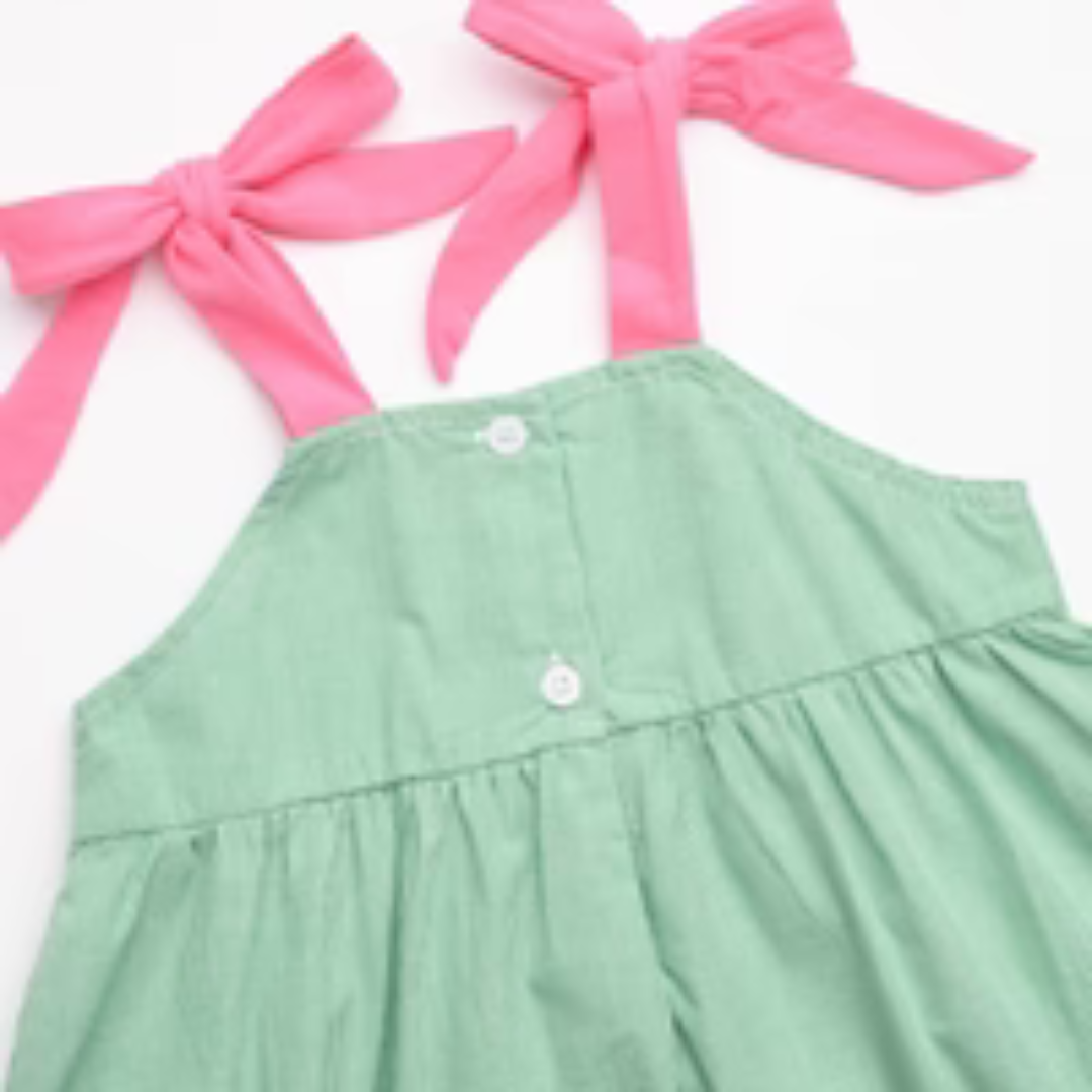Sweet Slice Applique Pocket Dress