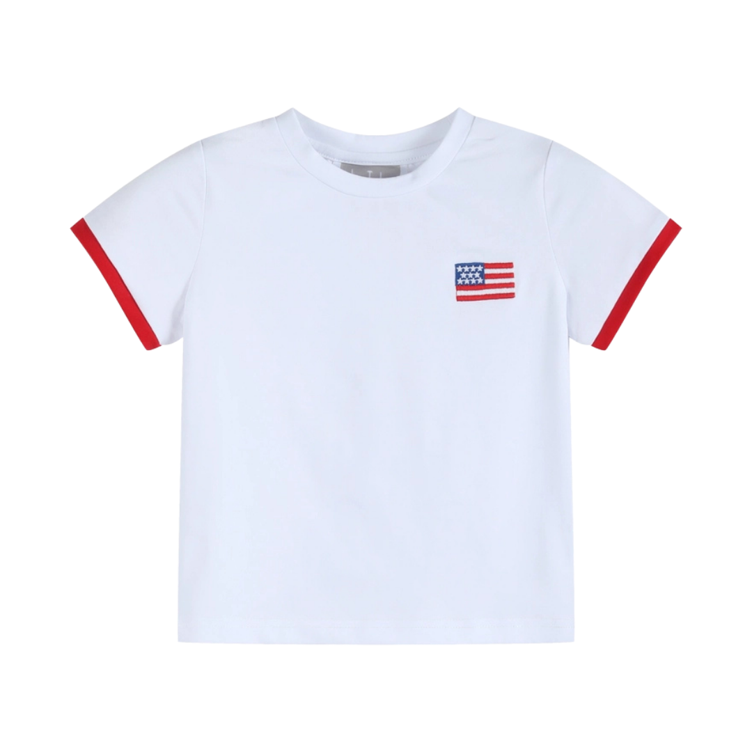 Red, White and Blue Shirt and Shorts Set