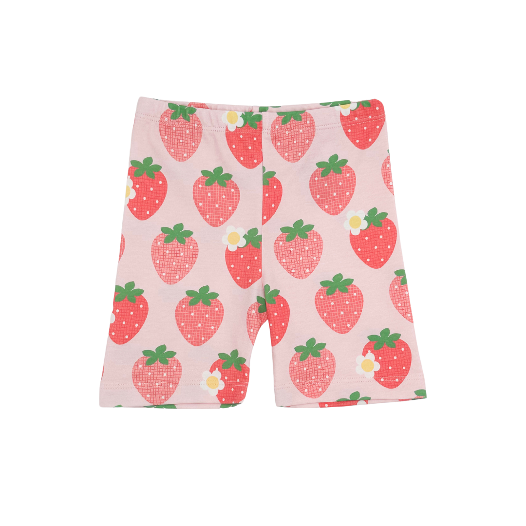 Berry Sweet Pink Ruffle Short Pajamas