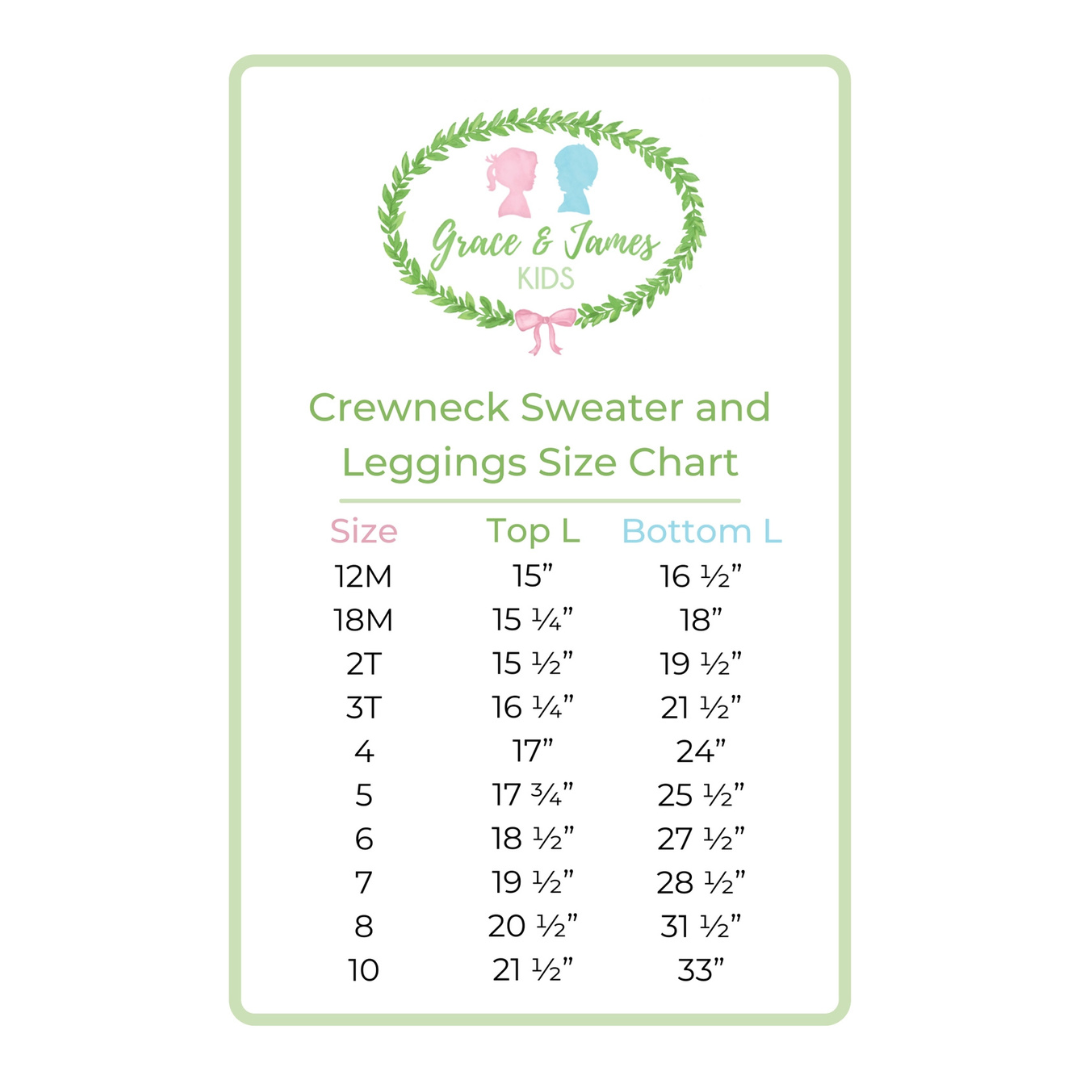 Heart Crewneck Sweater Set