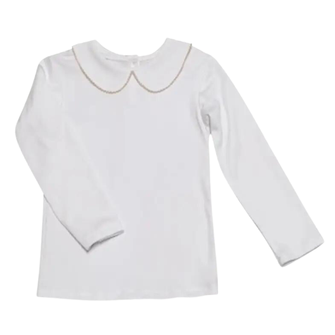 Leo & Lola White Pima Top