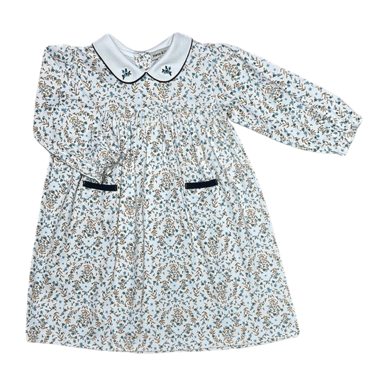 Ariana and Drew Blue Floral Float Dress