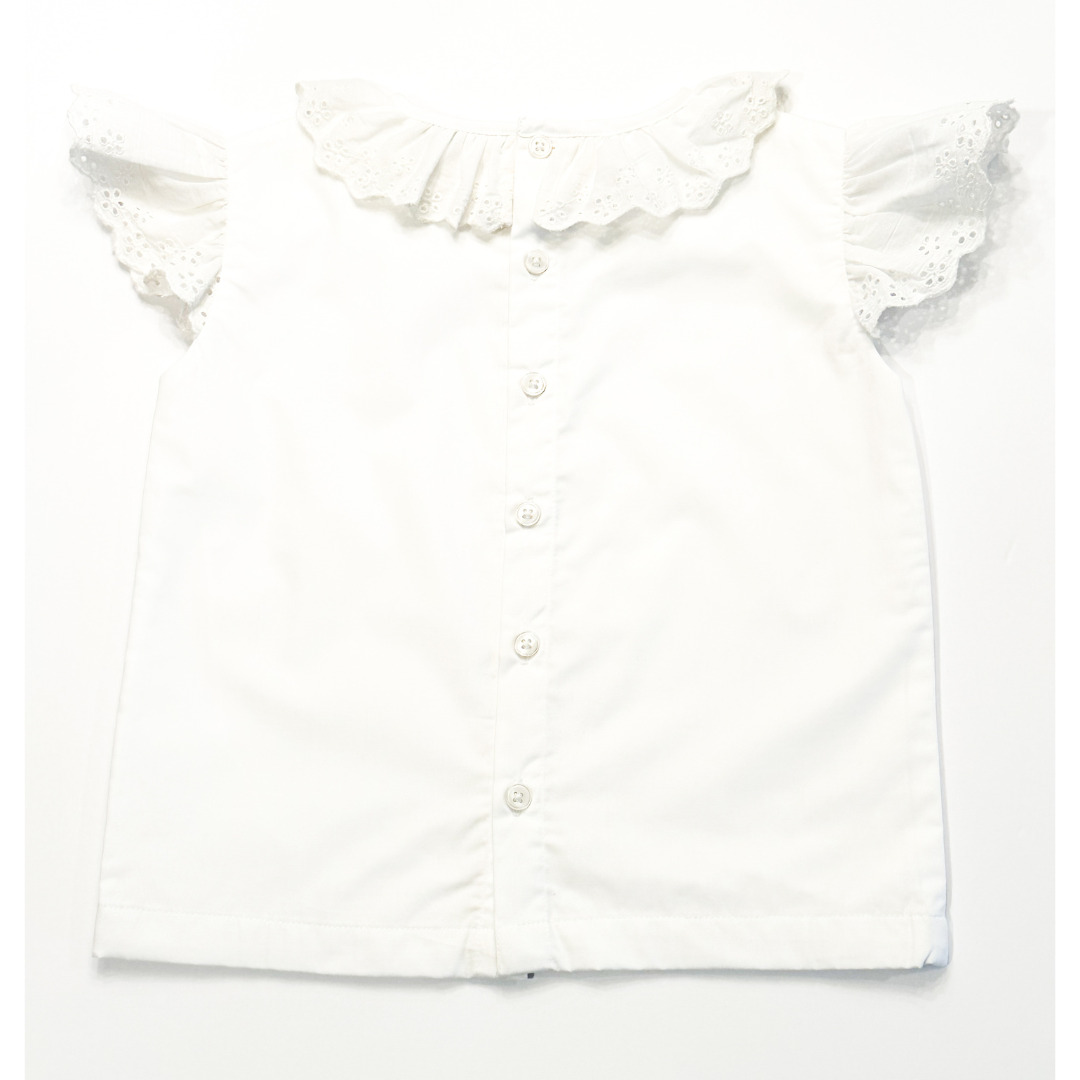 White Eyelet Shirt