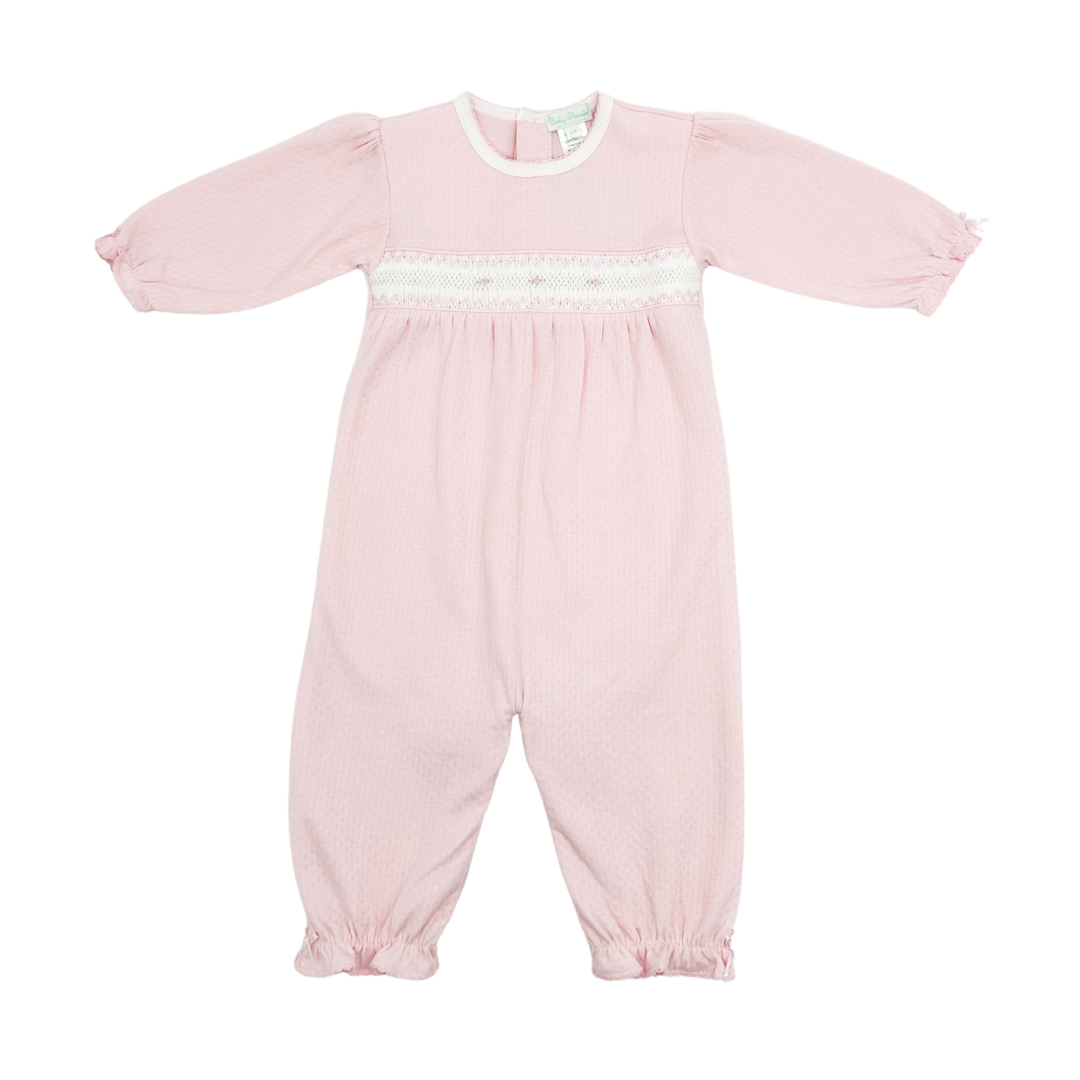 Sweet Pink Jacquard Smocked Converter