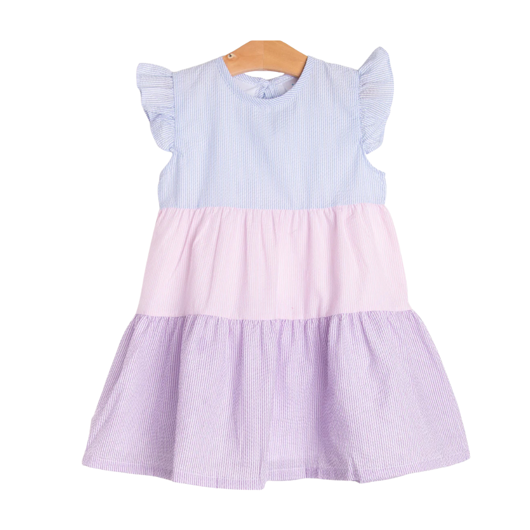 Cotton Candy Color Block Dress