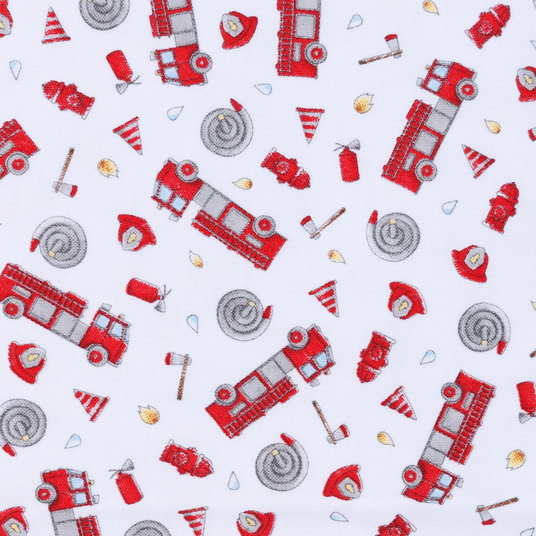 To the Rescue Printed Zipper Playsuit