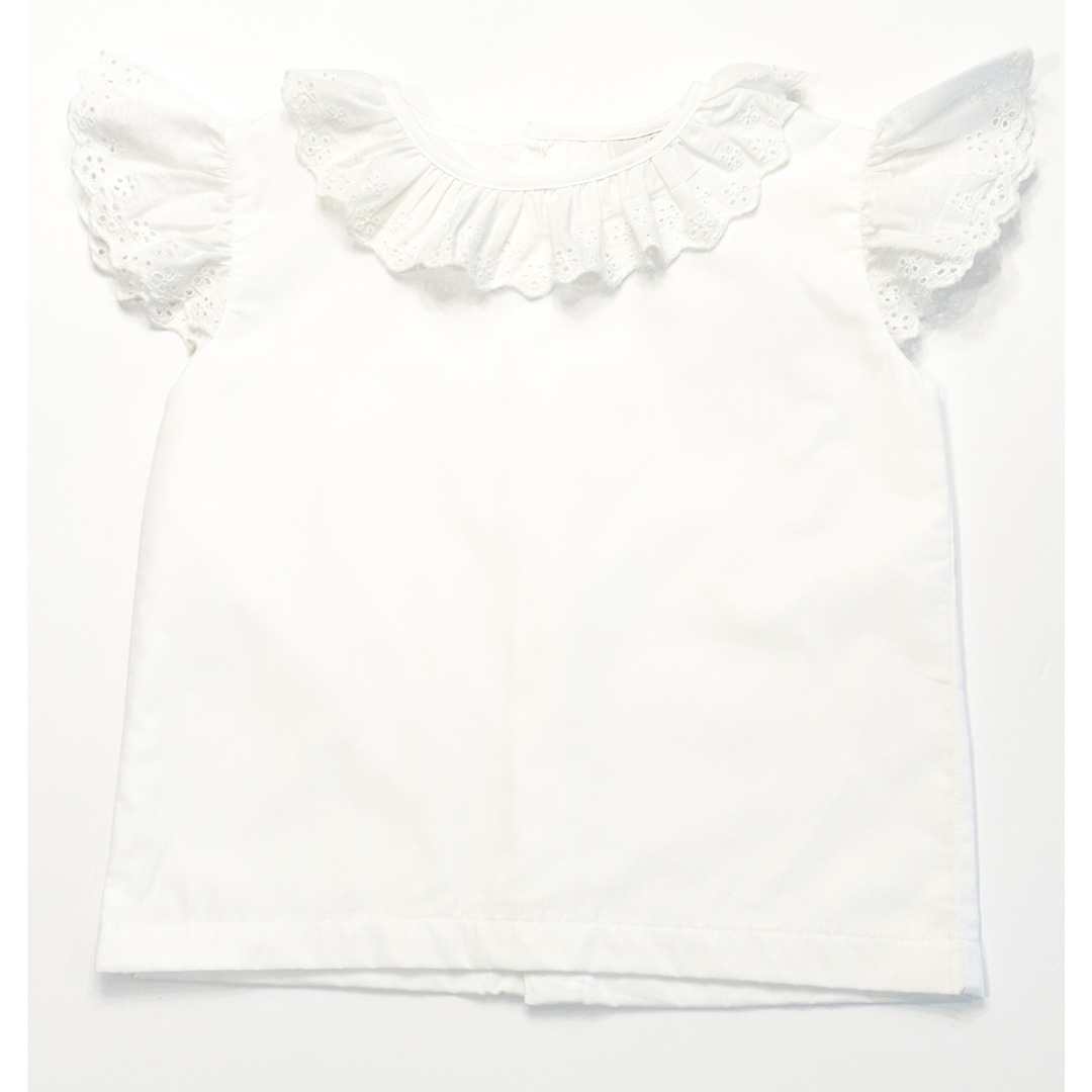 White Eyelet Shirt