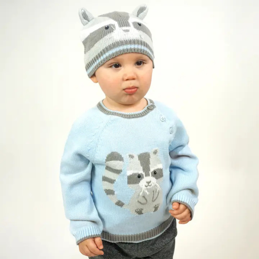 Raccoon Knit Sweater