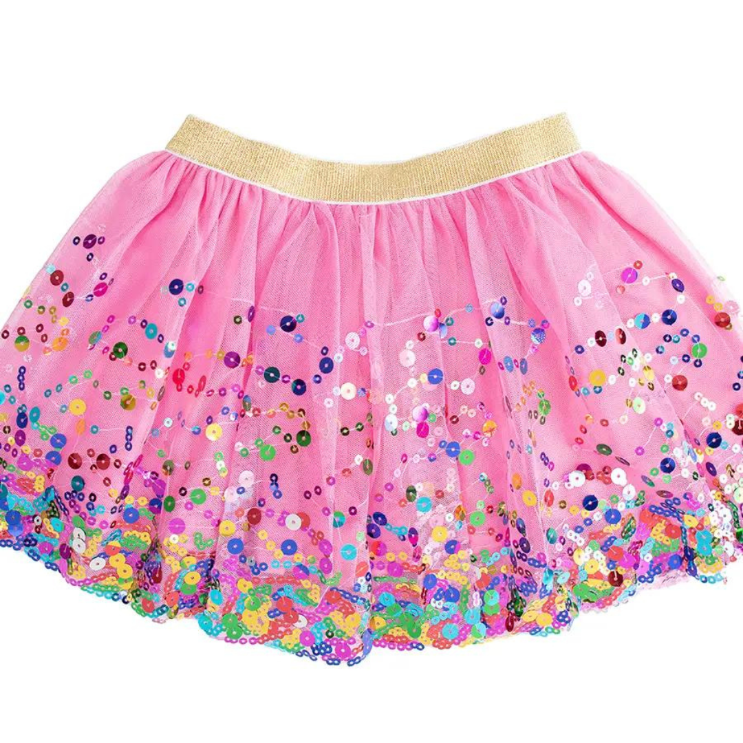 Raspberry Confetti Tutu