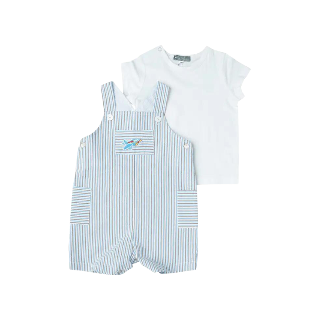 Helicopter Overalls and Tee