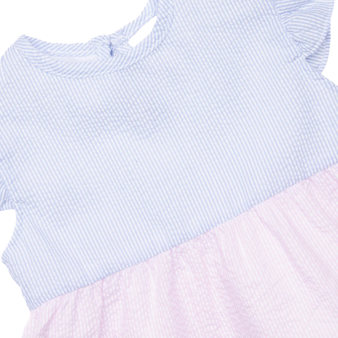 Cotton Candy Color Block Dress