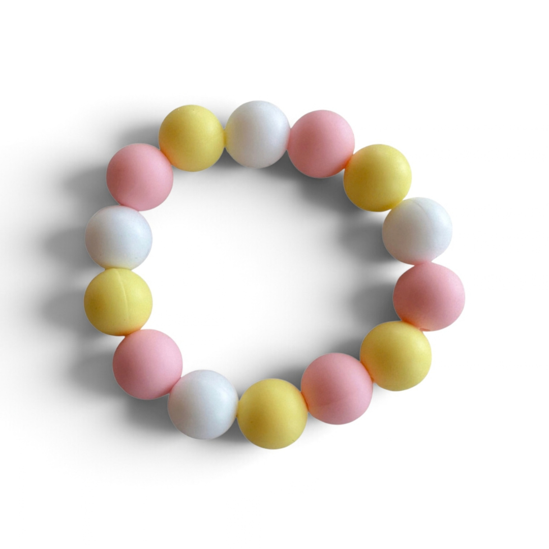 Beaded Bracelet - Yellow and Pink
