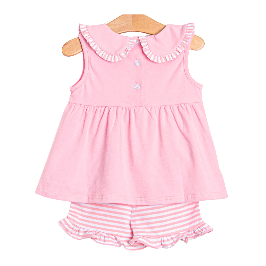 Watermelon Patch Applique Short Set
