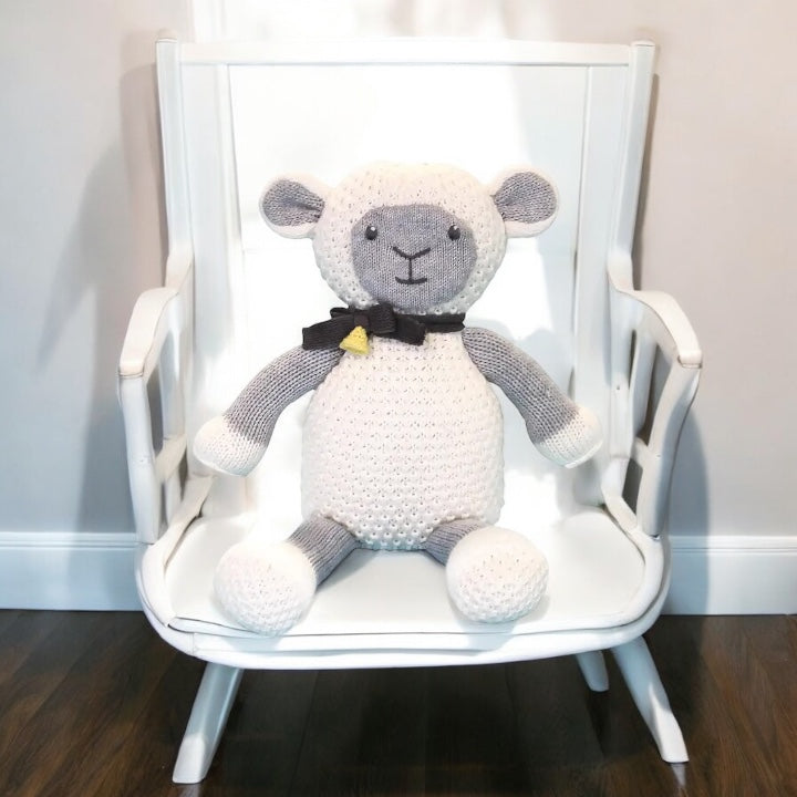 Lola the Lamb Knit Doll