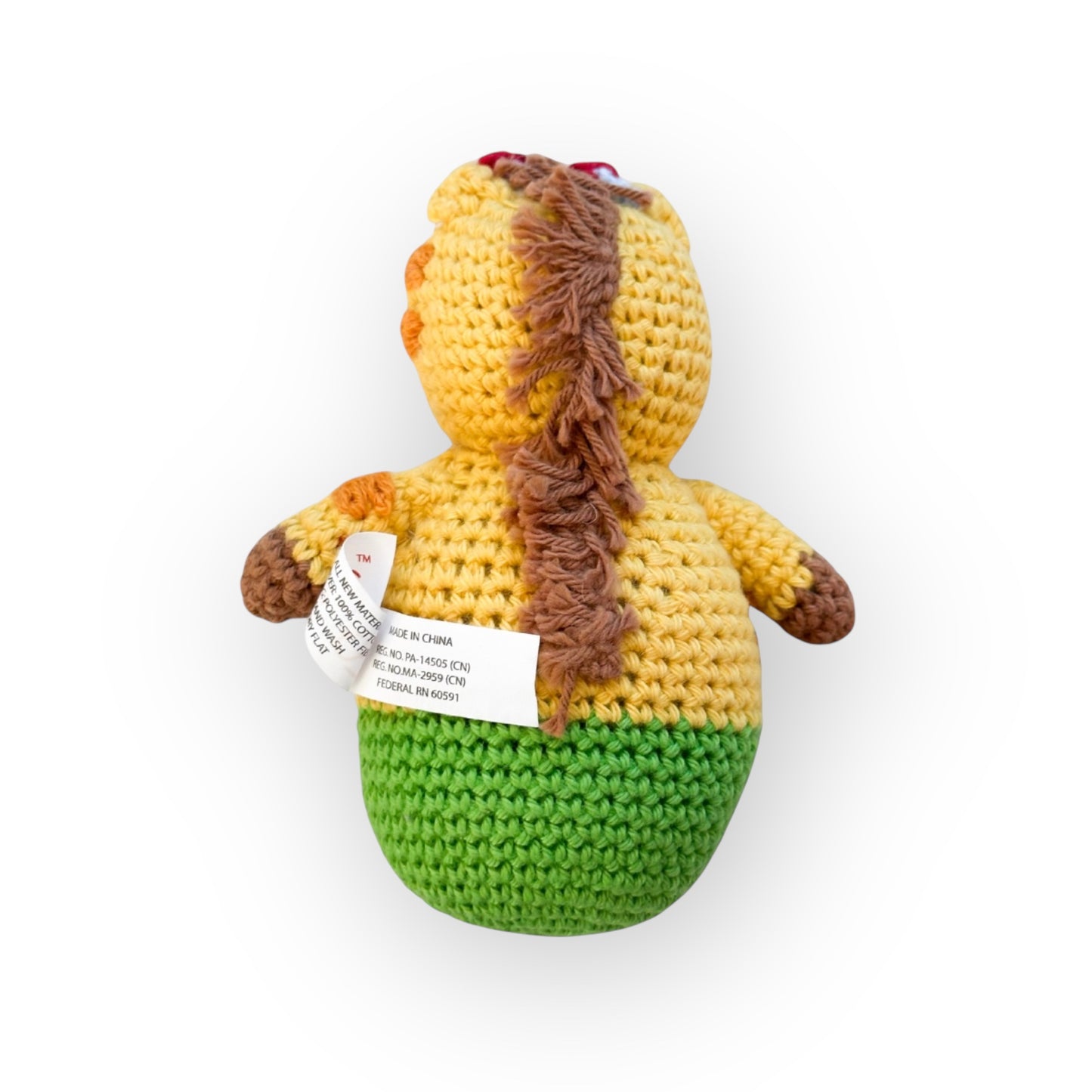 Gerry the Giraffe Knit Rattle